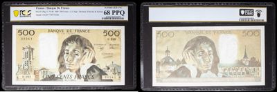 three different types of currency are displayed on a black background