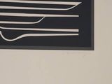 a picture of a black and white picture of a surfboard