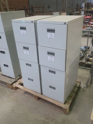 2 classeurs verticaux 4 tiroirs 63x41xh124, Mise à prix 60 - Photo 1