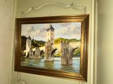 a picture of a painting hanging on the wall