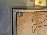 a picture of a drawing of a man on a horse