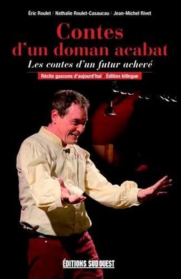 the cover of the book contes d ' un domain ababat, with a man in a yellow shirt