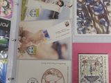 a binder with a bunch of different stamps on it