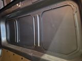 a close up view of the inside of an oven