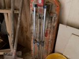 a lot of tools that are sitting on the floor