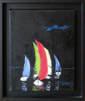 Claude PACAUD (1948) "Marine noire" 2009