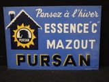 panneau bleu et blanc sur lequel figurent l'image d'une maison et celle d'un soleil