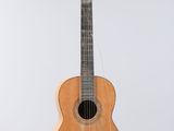 an image of a guitar hanging from a string on a wall