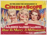 une affiche du film « Comment épouser un millionnaire »