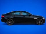 a black car on a blue background with a blue background