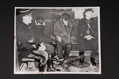 Photo de presse US. En noire et blanc, 18 x 23 cm.