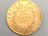 l'image d'une pièce d'or sur laquelle figure le chiffre 10
