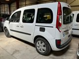 a white van that is parked in a garage