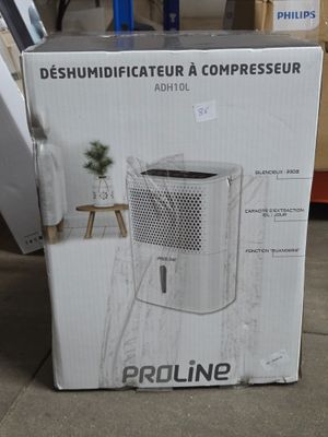 packaging of a new air purifier for sale in a store