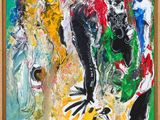an image of a painting of a group of people in a room