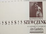 a poster with a picture of a man and a woman on it