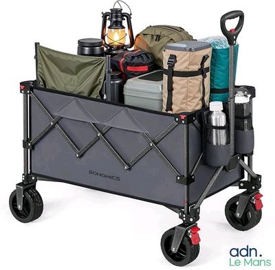 an image of a cart with luggage on it