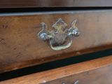 a close up of a drawer with a handle on it