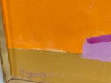 a picture of a painting on the wall of a room
