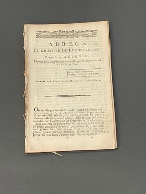 5 brochures révolutionnaires du conventionnel Jean-Pierre Au…