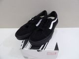 vans old skooler black and white sneakers in a box