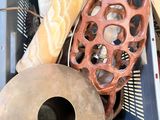 a pile of assorted items sitting in a bin