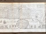 une vieille carte de la ville de Londres dessinée sur un bout de papier