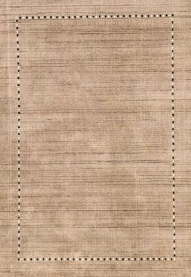 Tapis Moderne fait main couleur uni beige 230 x 160