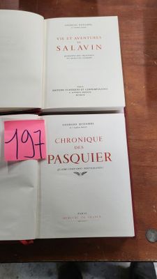 2 livres de Georges Duhamel, Vie et aventures de Salavin, ch…