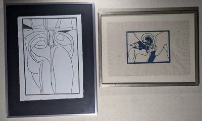 Robert MÜLLER (1920 - 2003), une paire de gravures sur bois …