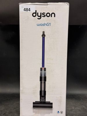 the box of the dysonon vacuum is open and ready to use