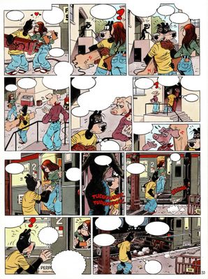 une image représentant une bande dessinée dans laquelle des personnages discutent entre eux