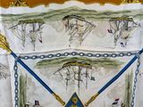 an image of a flag that is hanging on a wall