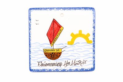 a picture of a picture of a boat on the water