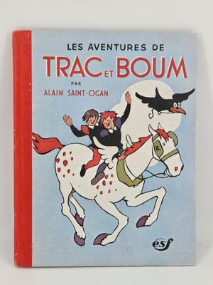 Livre pour enfants français, « Les aventures de Trac-et-Boum », d'Alain Saint-Jean