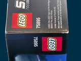 a box that has a lego speed car inside of it