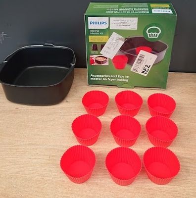 Kit de pâtisserie et moules à muffins en silicone pour Airfr…