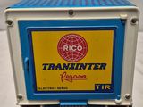 a close up of a toy truck with a sign on it