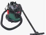 un aspirateur vert et noir sur fond blanc