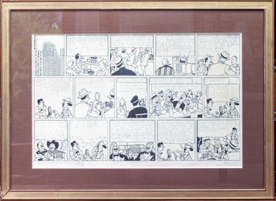 HERGֹ Objectif Lune Lithographie, exemplaire d'auteur, numיro…