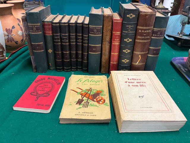 Lot de livres reliées, zootechnique, pisciculture, apiculture, co