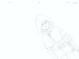 dessin représentant un homme en combinaison spatiale, portant un casque et des lunettes de protection
