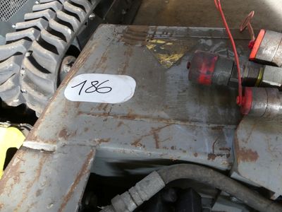 a close up view of a machine with a number on it