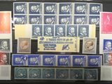 une image représentant une collection de timbres sur lesquels figurent des présidents