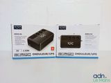 the box is open to show the contents of the new router