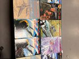 a picture of a bulletin board with a bunch of comics on it