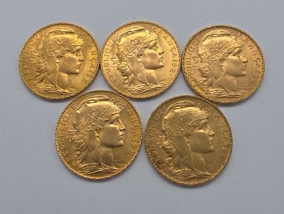 quatre souverains d'or de l'Empire britannique