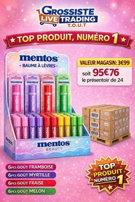 Crossasine, produit phare n° Mentos