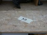 a sign on the floor that says ad on the floor