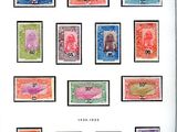 une image représentant une collection de timbres sur une feuille